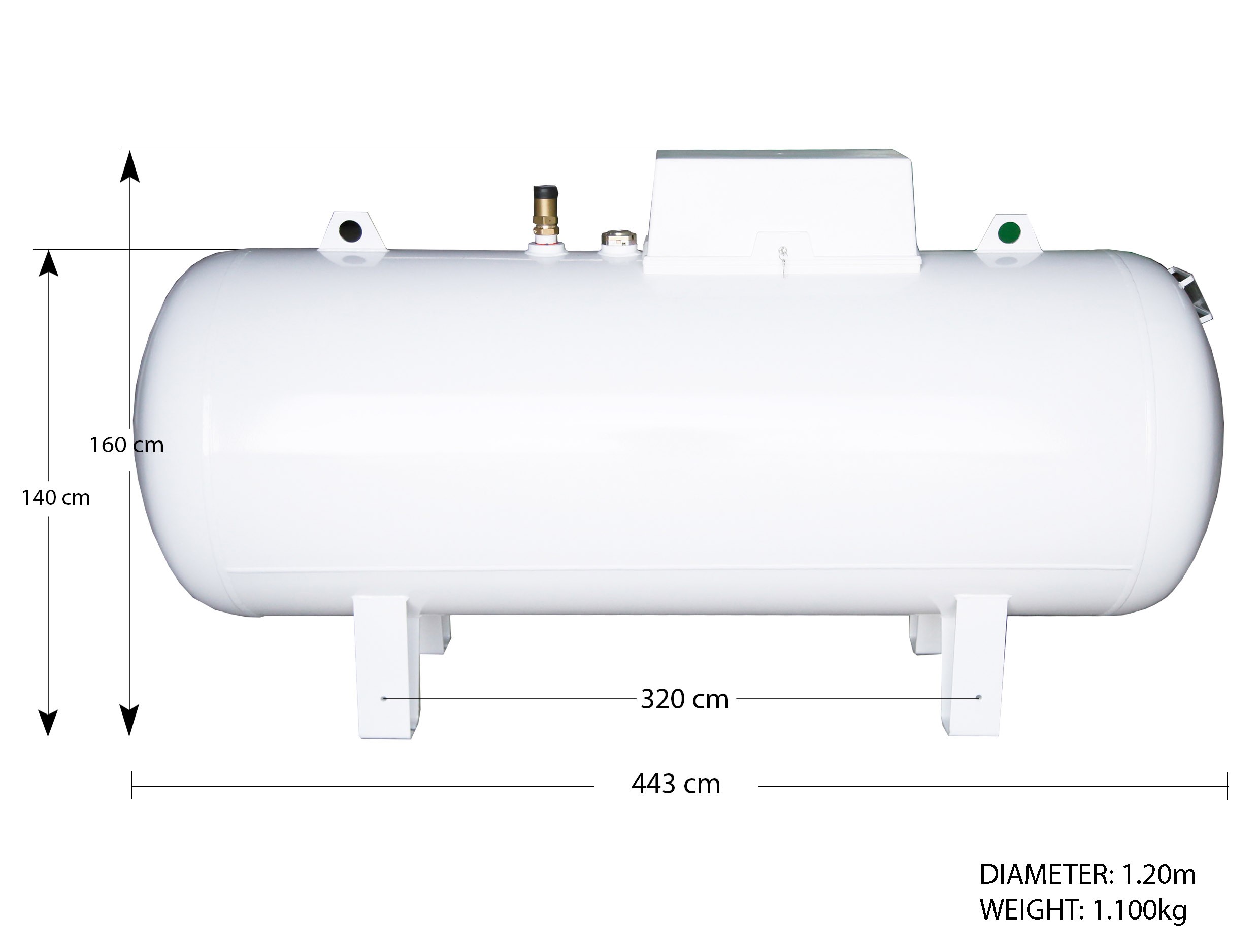 LPG Gas Tank 5000 L Tanki Gas